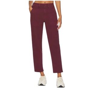 Pistola Pamela High Rise Straight Trouser - Bordeaux